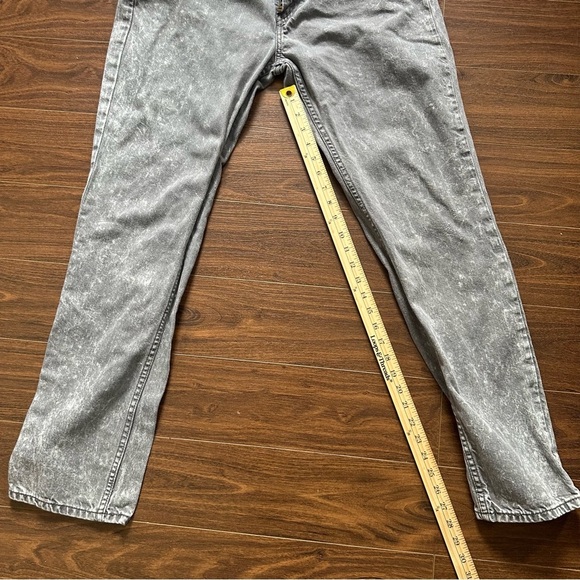 Levi's 511 Gray Straight Jeans with Vintage Acid Wash - Picture 4 of 6